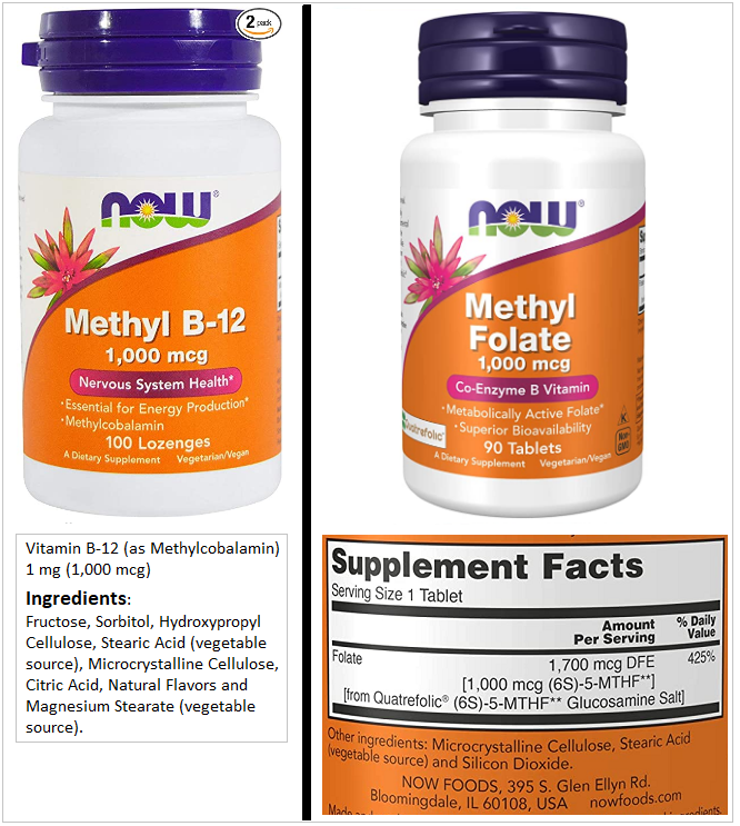 Methyl B-12 and Methyl Folate